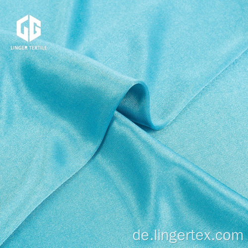 100% Polyester 75D FDY Interlock Stoff mit Glanz